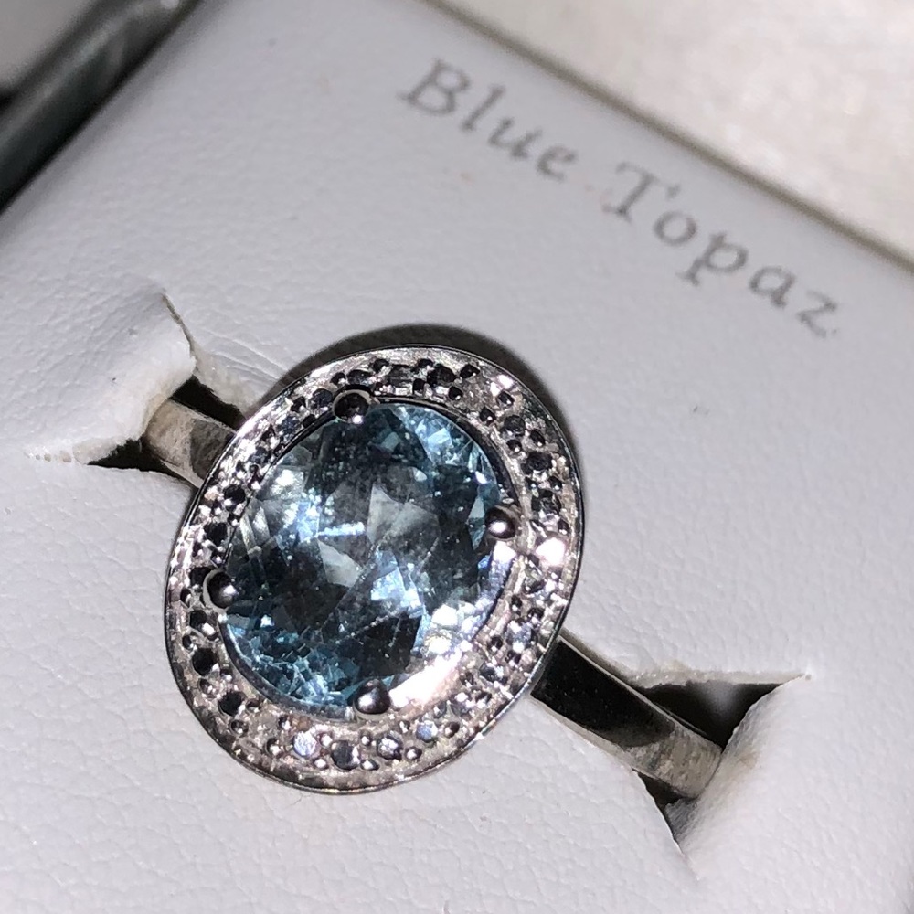Blue Topaz Ring